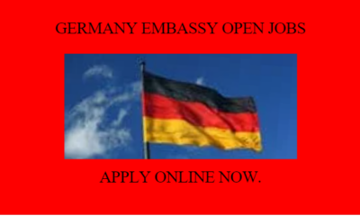 Germany Embassy recruitment ( January 2024) : Open Jobs/Online application