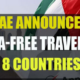 UAE Announces Visa-Free Travel to 8 Countries