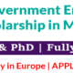 Fully Funded Malta Government Endeavour Scholarship 2024-25 in Malta
